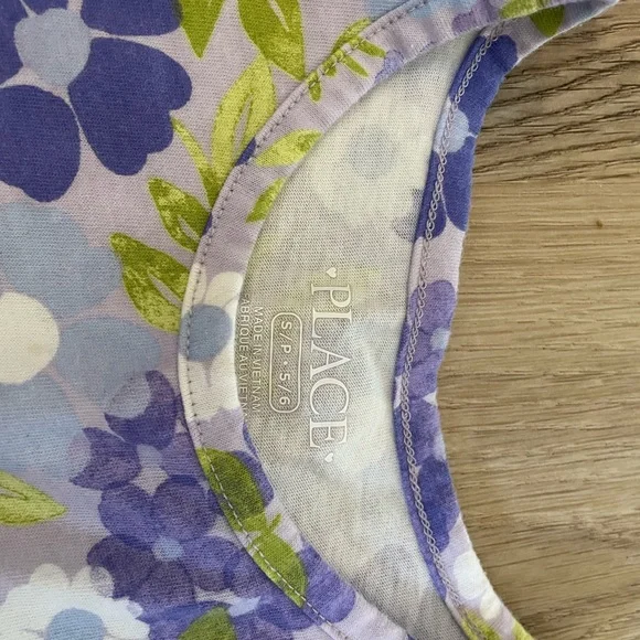 The Children's Place Floral Dresses - Pink, Purple, Aqua (Set of 3) - Picture 3 of 4